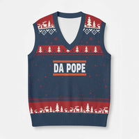 Da Pope Leo XIV V-Neck Knit Sweater Vest Cardinal Robert Francis Prevost 267th Pope - Wonder Print Shop