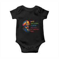 Frederick Douglass Inspirational Baby Onesie Learn to Read Be Forever Free Black Leader - Wonder Print Shop