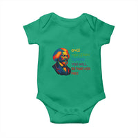 Frederick Douglass Inspirational Baby Onesie Learn to Read Be Forever Free Black Leader - Wonder Print Shop
