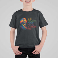 Frederick Douglass Inspirational T Shirt For Kid Learn to Read Be Forever Free Black Leader - Wonder Print Shop