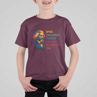 Frederick Douglass Inspirational T Shirt For Kid Learn to Read Be Forever Free Black Leader - Wonder Print Shop