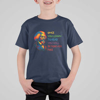 Frederick Douglass Inspirational T Shirt For Kid Learn to Read Be Forever Free Black Leader - Wonder Print Shop