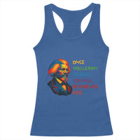 Frederick Douglass Inspirational Racerback Tank Top Learn to Read Be Forever Free Black Leader - Wonder Print Shop