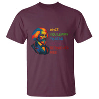 Frederick Douglass Inspirational T Shirt Learn to Read Be Forever Free Black Leader - Wonder Print Shop
