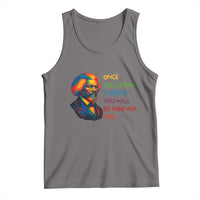 Frederick Douglass Inspirational Tank Top Learn to Read Be Forever Free Black Leader - Wonder Print Shop