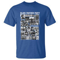 Black Panther Party Collage T Shirt Revolutionary Tribute to Huey P. Newton Movement Legacy - Wonder Print Shop
