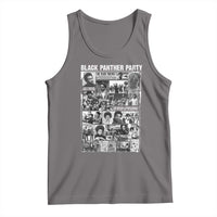 Black Panther Party Collage Tank Top Revolutionary Tribute to Huey P. Newton Movement Legacy - Wonder Print Shop