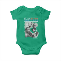 Black History Matters Baby Onesie MLK Malcolm X Obama Rosa Parks Inspirational Tribute - Wonder Print Shop