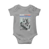 Black History Matters Baby Onesie MLK Malcolm X Obama Rosa Parks Inspirational Tribute - Wonder Print Shop