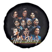 HerStory Tribute Spare Tire Cover Celebrating Legendary Black Women of History and Power - Wonder Print Shop