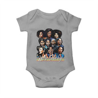 HerStory Tribute Baby Onesie Celebrating Legendary Black Women of History and Power - Wonder Print Shop