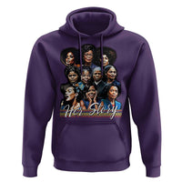 HerStory Tribute Hoodie Celebrating Legendary Black Women of History and Power - Wonder Print Shop