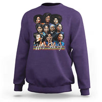 HerStory Tribute Sweatshirt Celebrating Legendary Black Women of History and Power - Wonder Print Shop