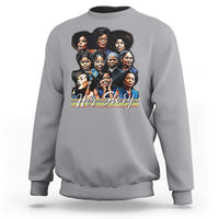 HerStory Tribute Sweatshirt Celebrating Legendary Black Women of History and Power - Wonder Print Shop