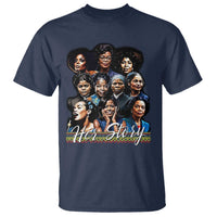 HerStory Tribute T Shirt Celebrating Legendary Black Women of History and Power - Wonder Print Shop