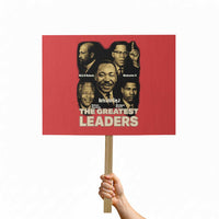 The Greatest Black Leaders Tribute Protest Sign Civil Rights Icons Legacy - Wonder Print Shop