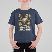 The Greatest Black Leaders Tribute T Shirt For Kid Civil Rights Icons Legacy