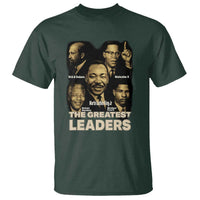The Greatest Black Leaders Tribute T Shirt Civil Rights Icons Legacy
