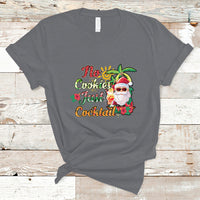 Christmas in July T Shirt No Cookies Just Cocktails Hawaiian Santa Christmas In July - Wonder Print Shop