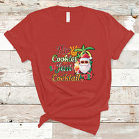 Christmas in July T Shirt No Cookies Just Cocktails Hawaiian Santa Christmas In July - Wonder Print Shop