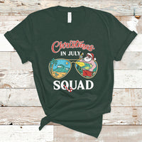 Christmas in July T Shirt Christmas In July Squad Funny Summer Xmas Beach Holiday - Wonder Print Shop