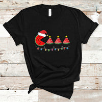 Christmas in July T Shirt Lighting Santa Watermelon Pie Eating Christmas In July - Wonder Print Shop