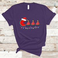 Christmas in July T Shirt Lighting Santa Watermelon Pie Eating Christmas In July - Wonder Print Shop
