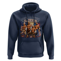 1776 America Declaration Daddies Patriotic Hoodie Funny Buff Founding Fathers Muscular Patriots