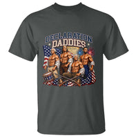 1776 America Declaration Daddies Patriotic T Shirt Funny Buff Founding Fathers Muscular Patriots