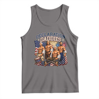 1776 America Declaration Daddies Patriotic Tank Top Funny Buff Founding Fathers Muscular Patriots