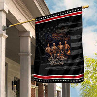 Declaration Daddies Campfire Gathering Graphic Patriotic Garden Flag Shirtless Founding Fathers Summer 4th of July Celebration