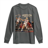 Undefeated Since 1776 George Washington Basketball Long Sleeve Shirt Funny USA Dream Team Founding Fathers Slam Dunk Patriotic Sports