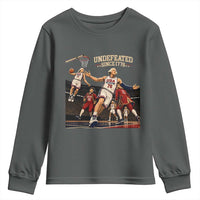 Undefeated Since 1776 George Washington Basketball Youth Sweatshirt Funny USA Dream Team Founding Fathers Slam Dunk Patriotic Sports