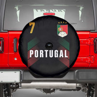 Portugal Soccer Fans Graphic Jersey Style Spare Tire Cover Proud Portuguese Football Lover