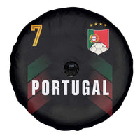Portugal Soccer Fans Graphic Jersey Style Spare Tire Cover Proud Portuguese Football Lover