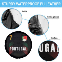 Portugal Soccer Fans Graphic Jersey Style Spare Tire Cover Proud Portuguese Football Lover