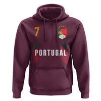 Portugal Soccer Fans Graphic Jersey Style Hoodie Proud Portuguese Football Lover