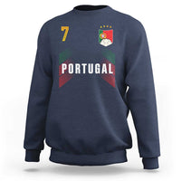 Portugal Soccer Fans Graphic Jersey Style Sweatshirt Proud Portuguese Football Lover