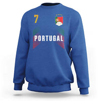 Portugal Soccer Fans Graphic Jersey Style Sweatshirt Proud Portuguese Football Lover