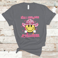 Teacher T Shirt Man I Feel Like A Teacher Funny Groovy Western Teacher - Wonder Print Shop