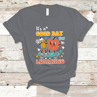 T Shirt It's Beautiful Day For Learning Retro Groovy Skateboard Inspirational Teachers Students - Wonder Print Shop
