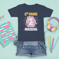 T Shirt For Kid First Grade Will Be Magical Cute Unicorn Rock 1st Grade Girl - Wonder Print Shop