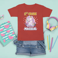 T Shirt For Kid First Grade Will Be Magical Cute Unicorn Rock 1st Grade Girl - Wonder Print Shop