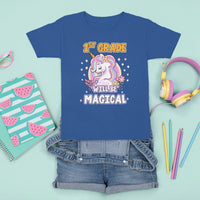 T Shirt For Kid First Grade Will Be Magical Cute Unicorn Rock 1st Grade Girl - Wonder Print Shop