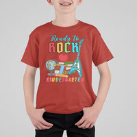 Ready To Rock Kindergarten T Shirt For Kid Guitar Boys Girls 1st Day Of School - Wonder Print Shop