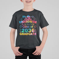 Hello Kindergarten T Shirt For Kid On My Way To Be Class Of 2036 Graduate 1st Day Of School - Wonder Print Shop