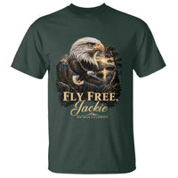 Fly Free Jackie Big Bear Bald Eagle Memorial T Shirt California Valley Sunset Forest Nature Graphic