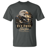 Fly Free Jackie Big Bear Bald Eagle Memorial T Shirt California Valley Sunset Forest Nature Graphic
