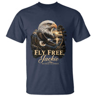 Fly Free Jackie Big Bear Bald Eagle Memorial T Shirt California Valley Sunset Forest Nature Graphic