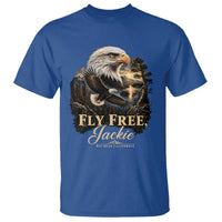 Fly Free Jackie Big Bear Bald Eagle Memorial T Shirt California Valley Sunset Forest Nature Graphic